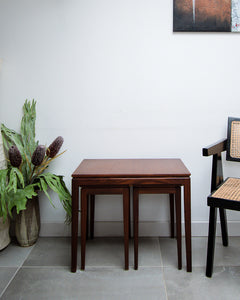 Teak Nesting Tables Robert Heritage 