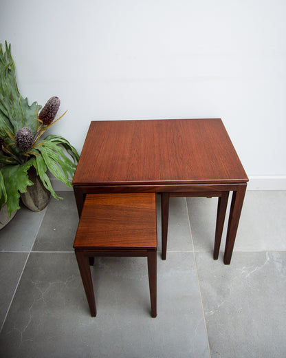 Teak Nesting Tables Robert Heritage 
