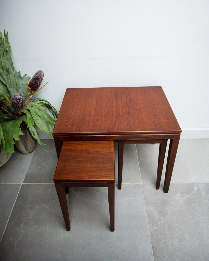 Teak Nesting Tables Robert Heritage 