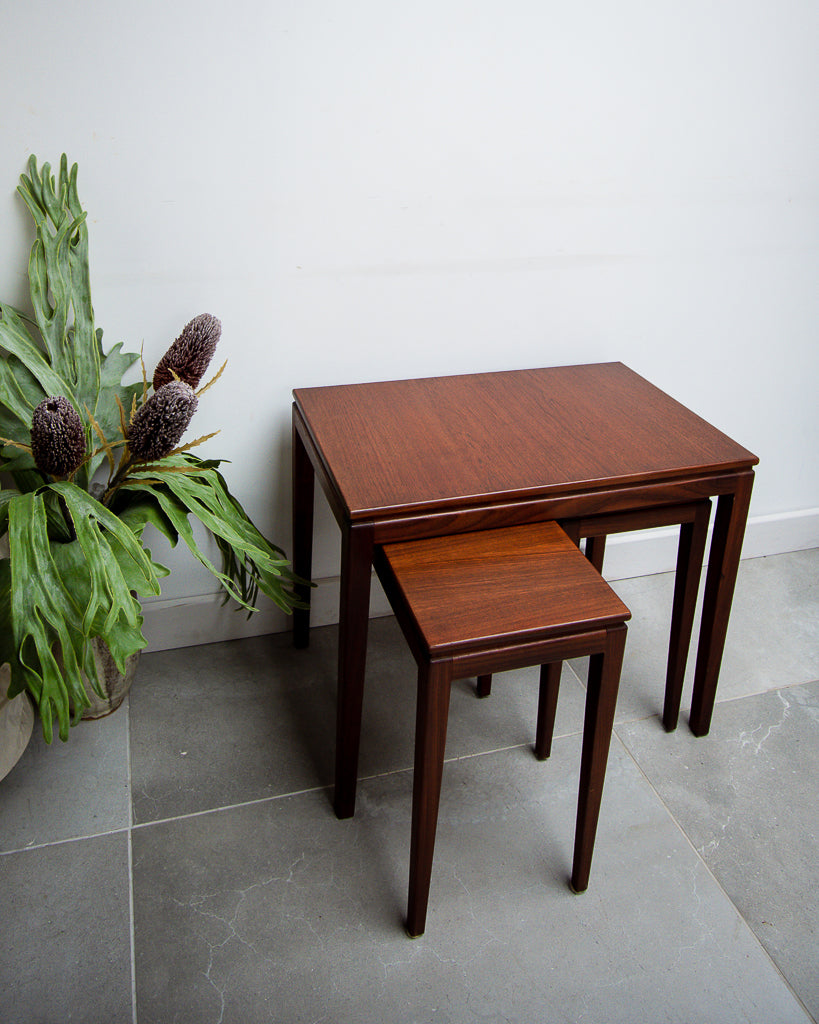Teak Nesting Tables Robert Heritage 