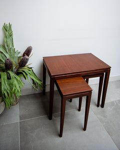 Teak Nesting Tables Robert Heritage 
