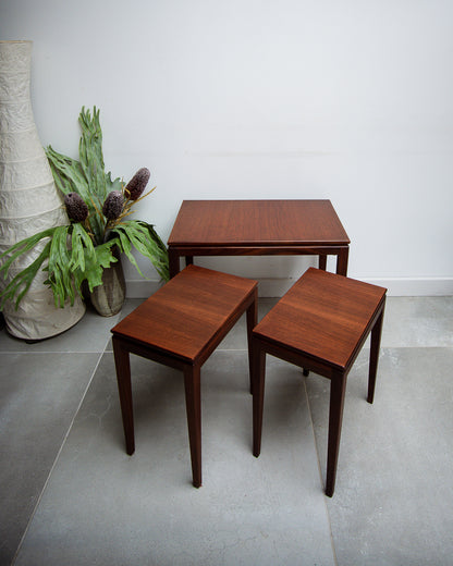 Teak Nesting Tables Robert Heritage 