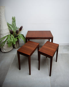 Teak Nesting Tables Robert Heritage 