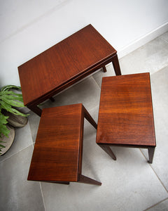 Teak Nesting Tables Robert Heritage 