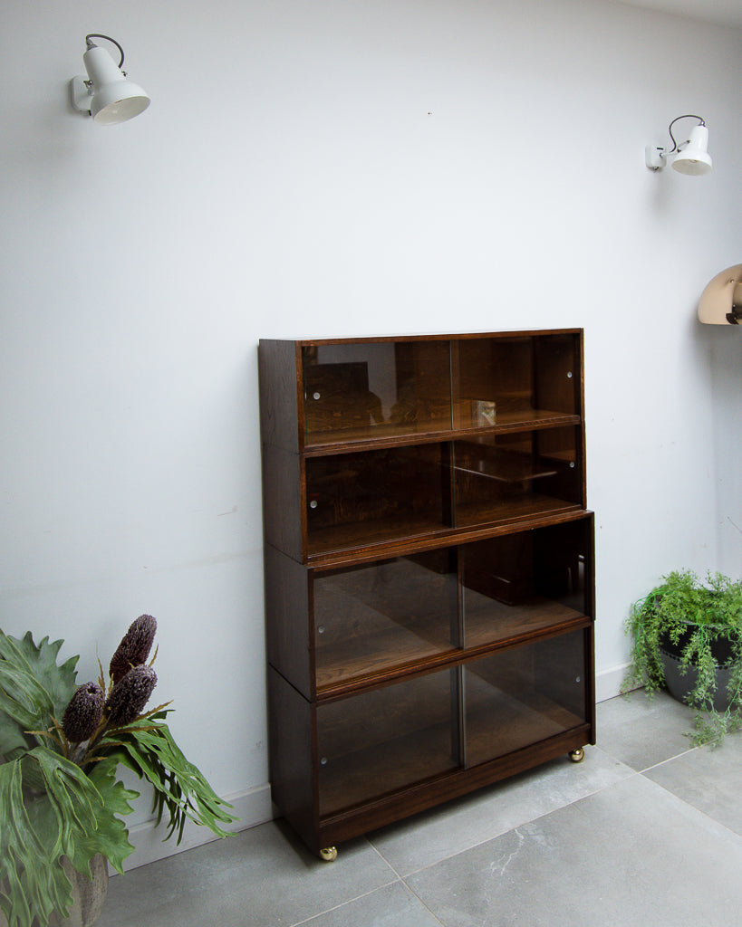 Vintage Criterion Sectional Oak Bookcase