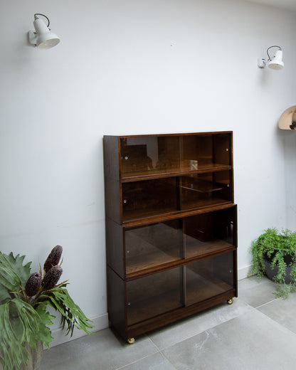 Vintage Criterion Sectional Oak Bookcase