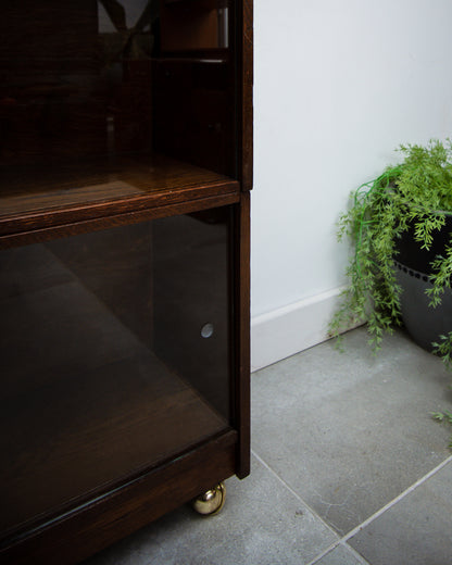 Vintage Criterion Sectional Oak Bookcase