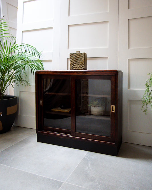 Vintage Oak Bookcase / Cabinet