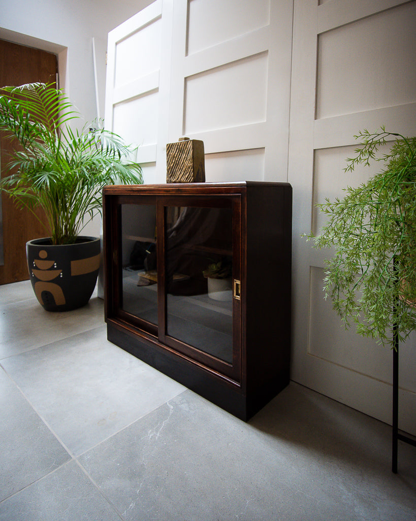 Vintage Oak Bookcase / Cabinet