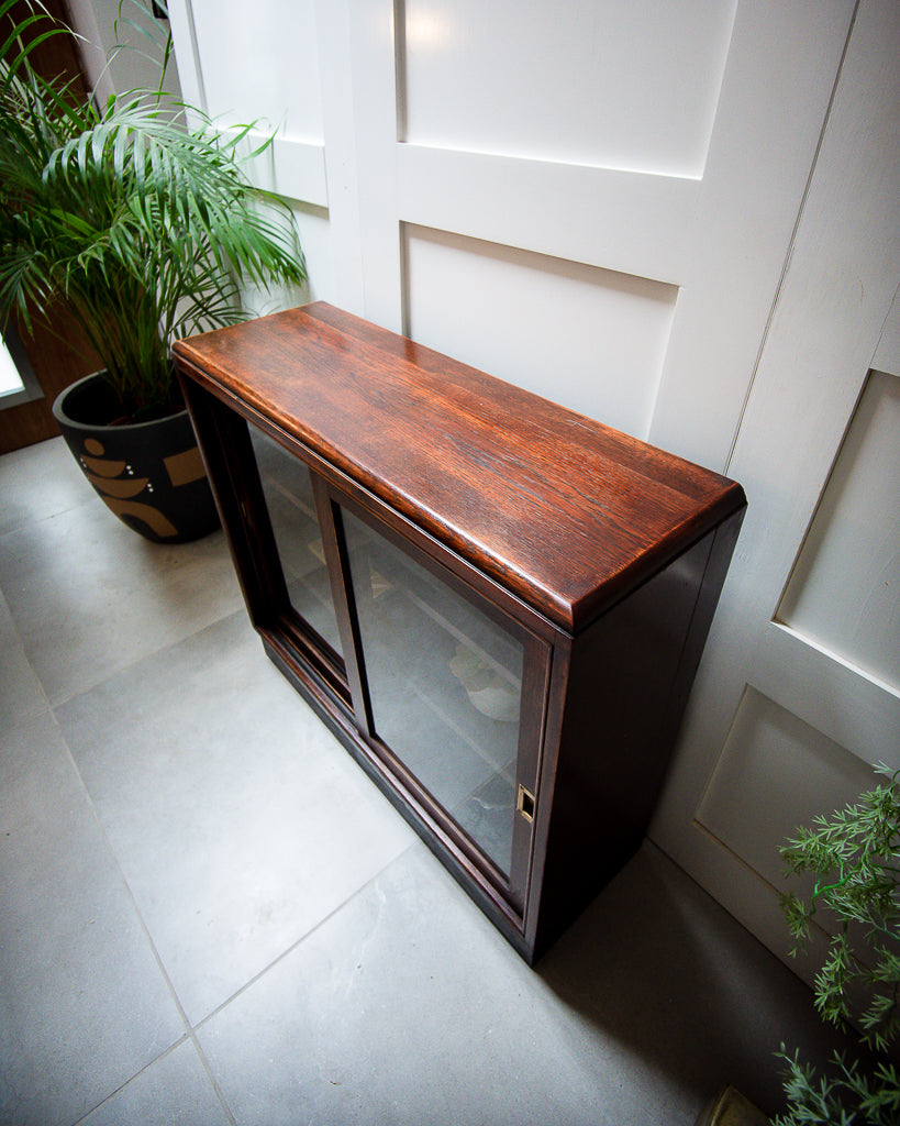 Vintage Oak Bookcase / Cabinet
