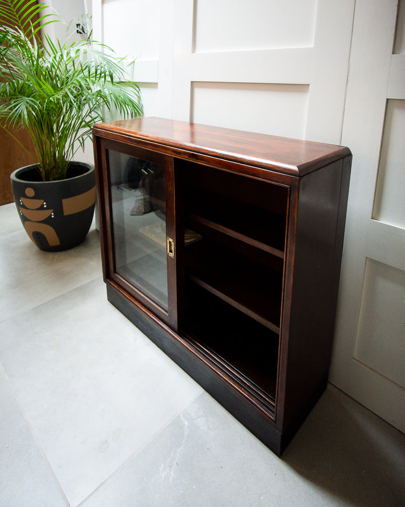 Vintage Oak Bookcase / Cabinet