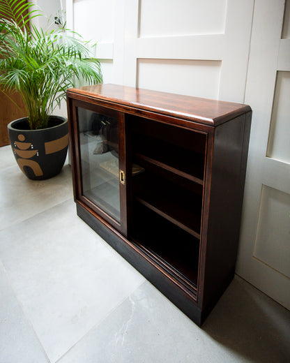 Vintage Oak Bookcase / Cabinet