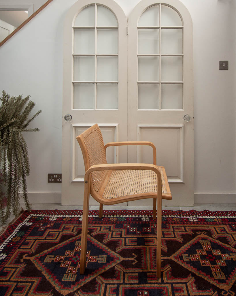 Habitat 1980s Can bentwood Ash Chairs
