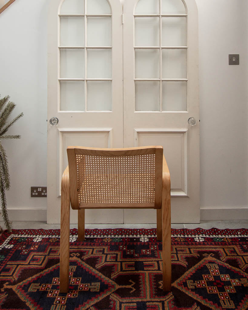 Habitat 1980s Can bentwood Ash Chairs