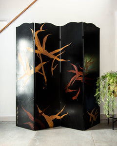 Vintage Lacquered Screen / Room Divider