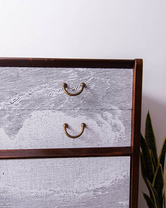 Mid Century Cabinet Tallboy / Wardrobe Fornasetti Style