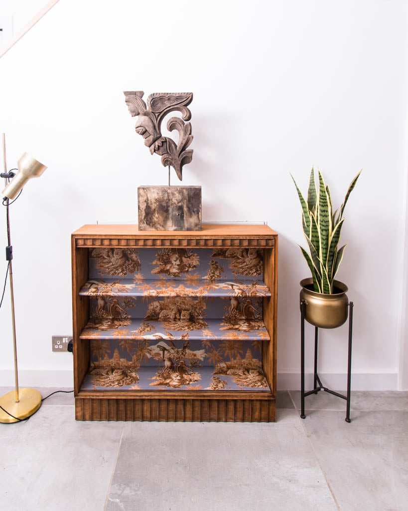Pair Mid Century Oak Bookcase (House of Hackney)