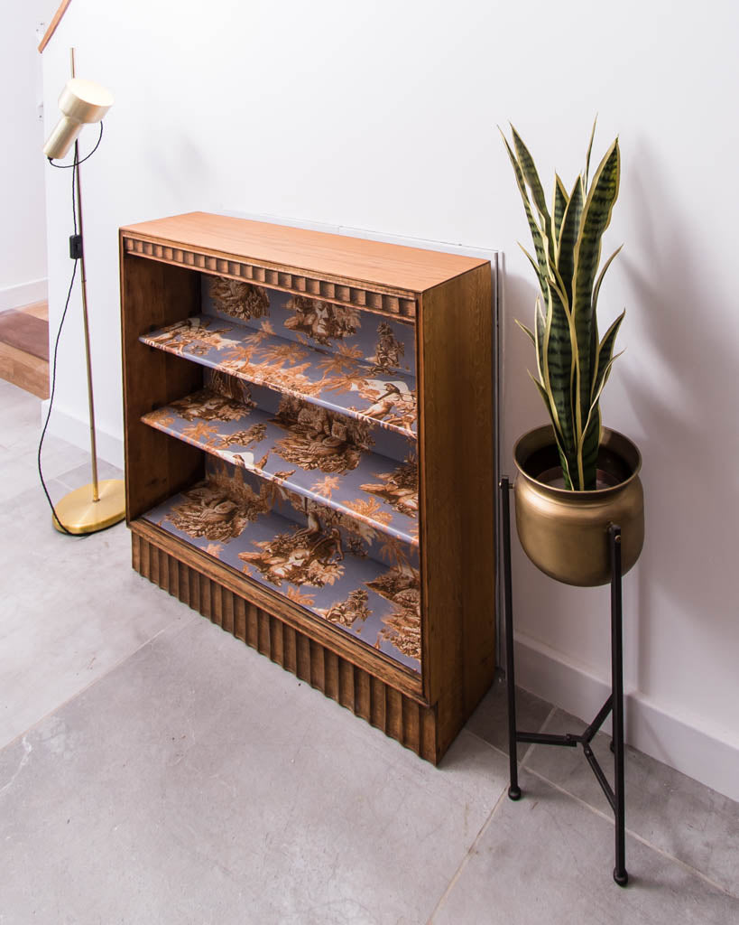 Pair Mid Century Oak Bookcase (House of Hackney)