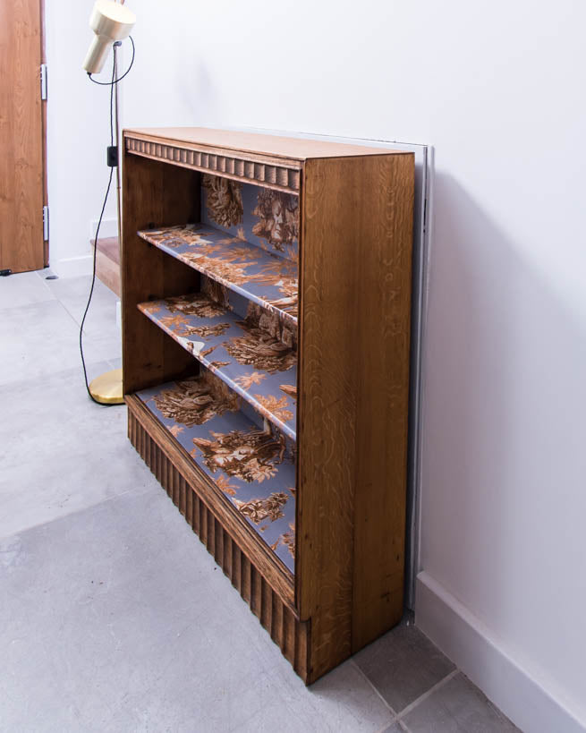 Pair Mid Century Oak Bookcase (House of Hackney)
