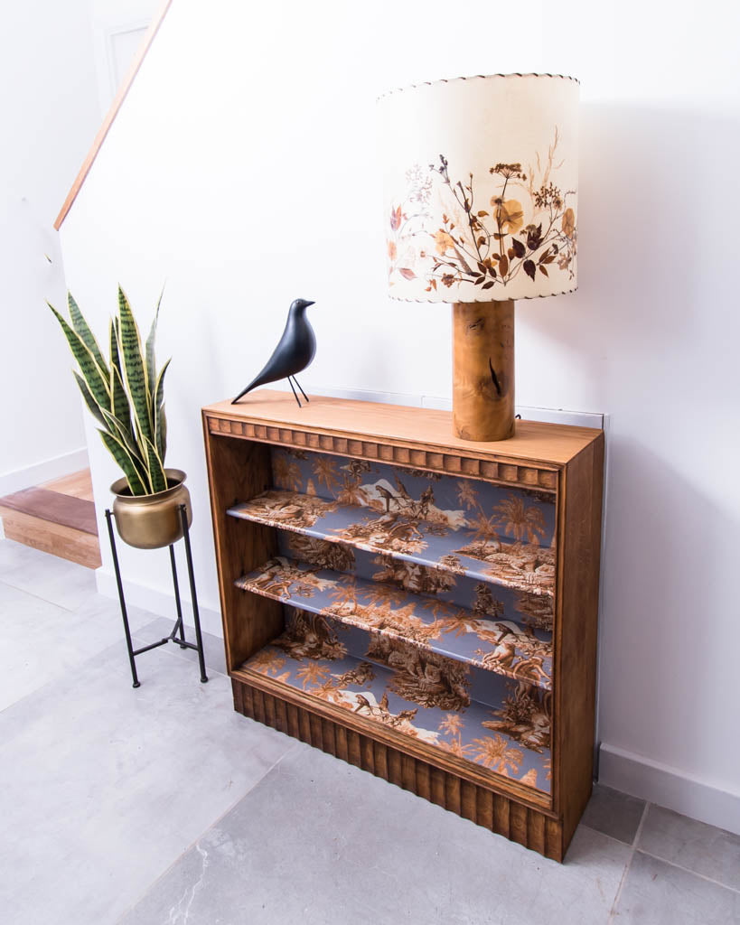 Pair Mid Century Oak Bookcase (House of Hackney)