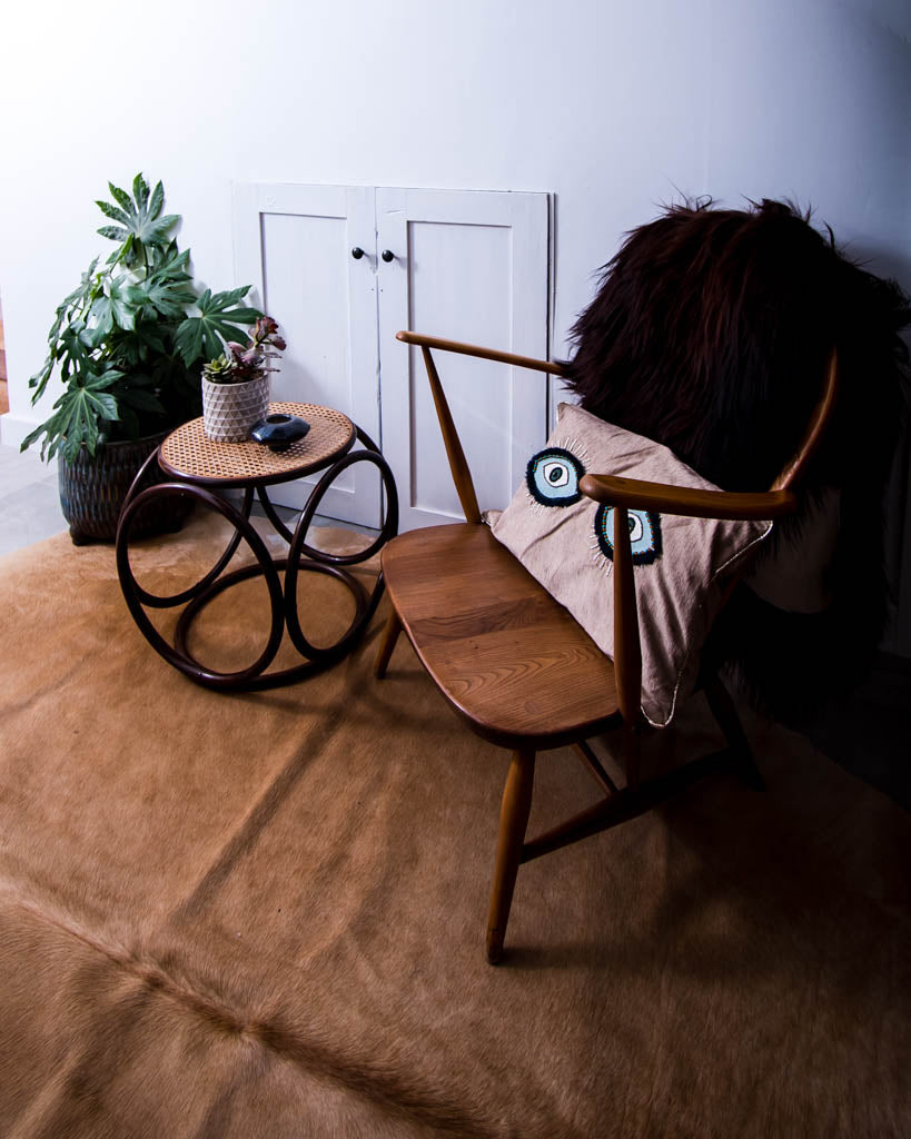 Thonet Bentwood & Rattan Foot Stool