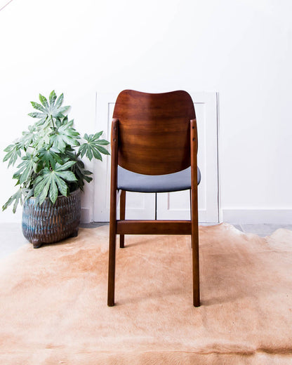 Mid Century Walnut Dining Chairs