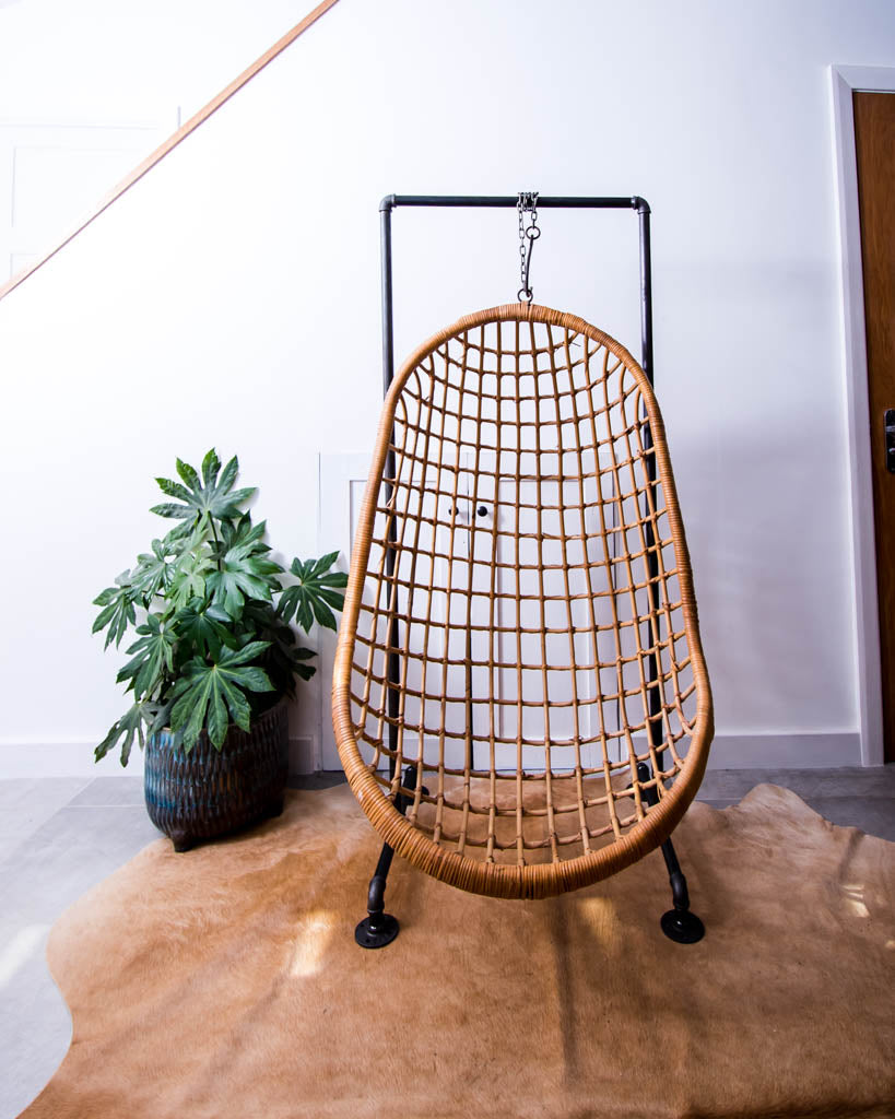 Boho Hanging Bamboo Chair
