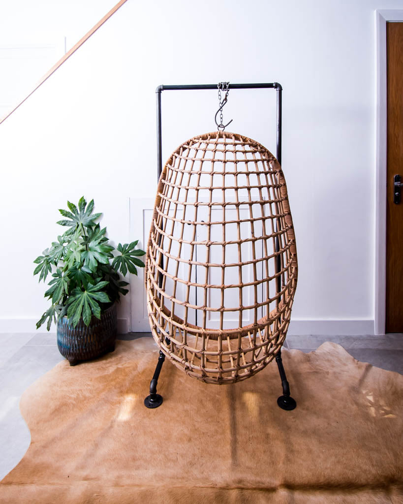 Boho Hanging Bamboo Chair