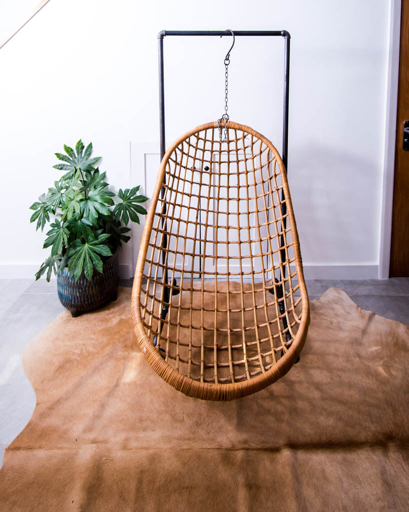 Boho Hanging Bamboo Chair