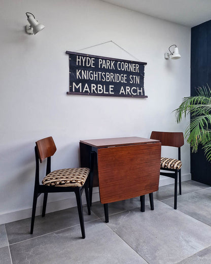 Mid Century Teak Dining Table & Chairs (x 4)