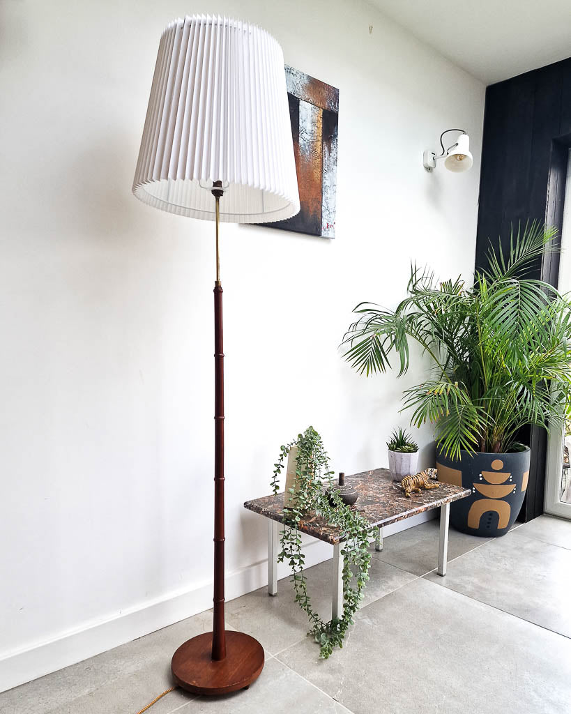 Mid Century Danish Standard Floor Lamp inc. Shade
