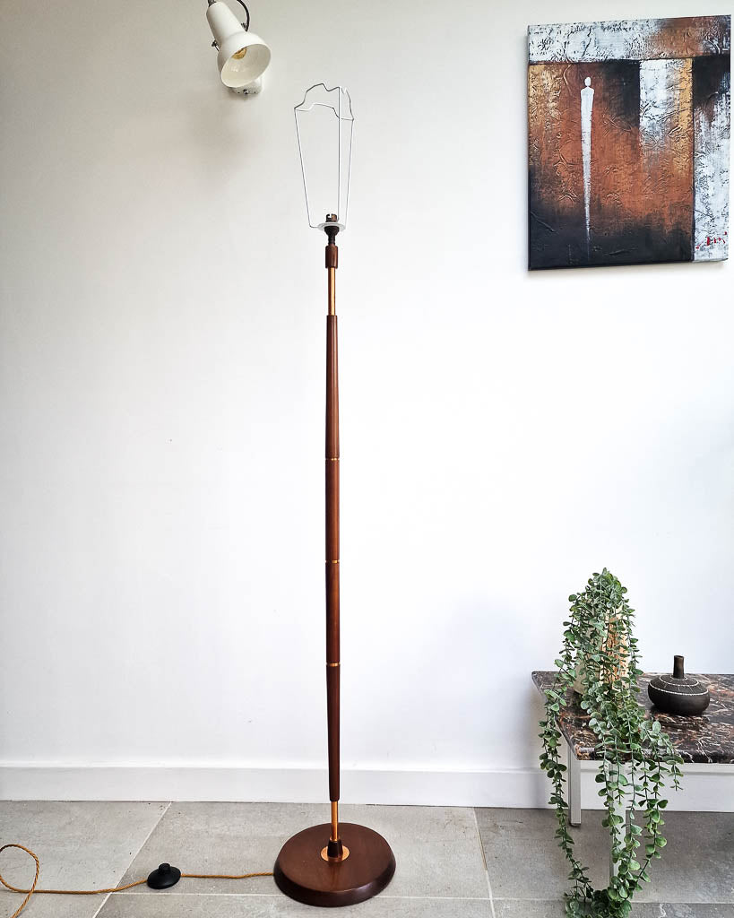 Mid Century Standard Lamp Floor inc. Shade