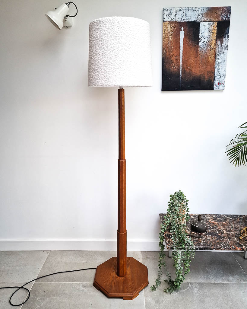 Art Deco Standard Floor Lamp inc. Shade