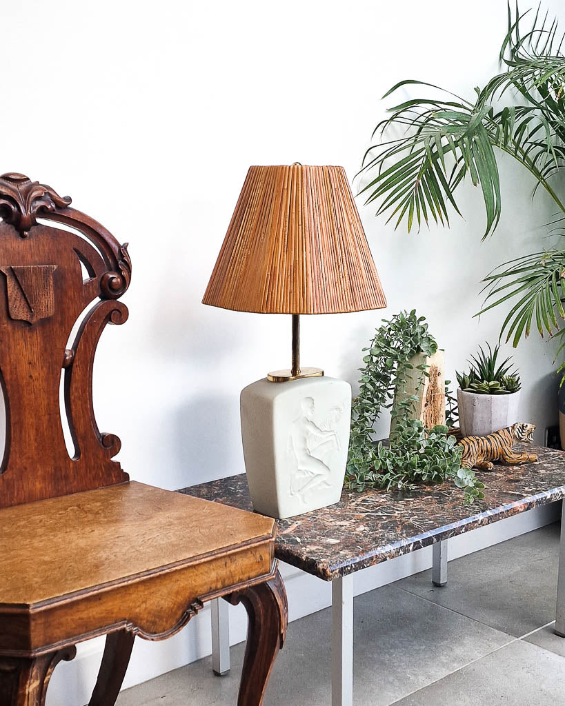 Danish Mid Century Lamp Base inc. Shade
