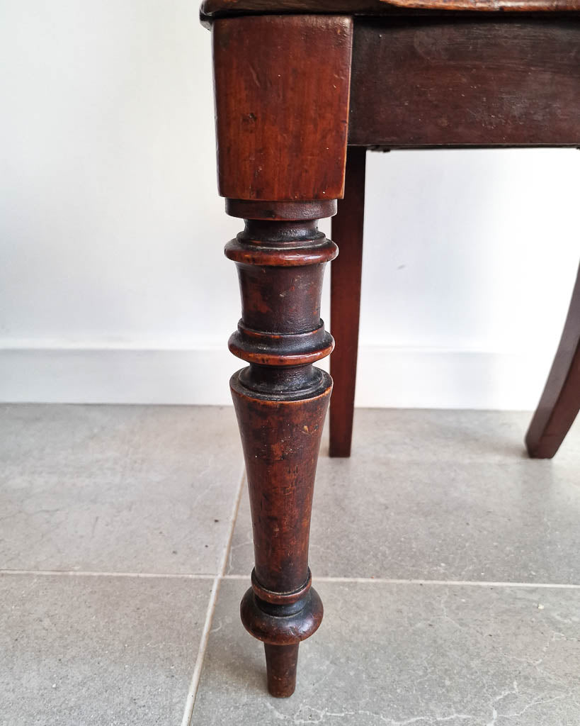 Victorian Carved Mahogany Hall Chair