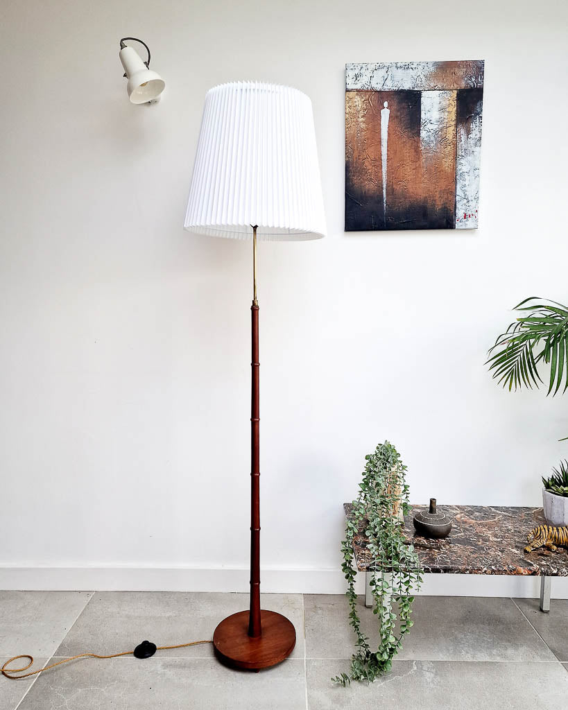 Mid Century Danish Standard Floor Lamp inc. Shade