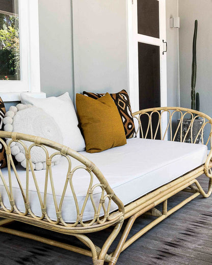 Vintage Bamboo Day Bed (inc. mattress)
