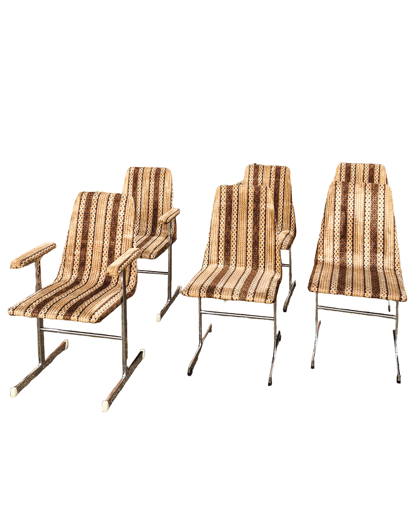 Mid Century Pieff Lisse Dining Chairs (Set of 6)