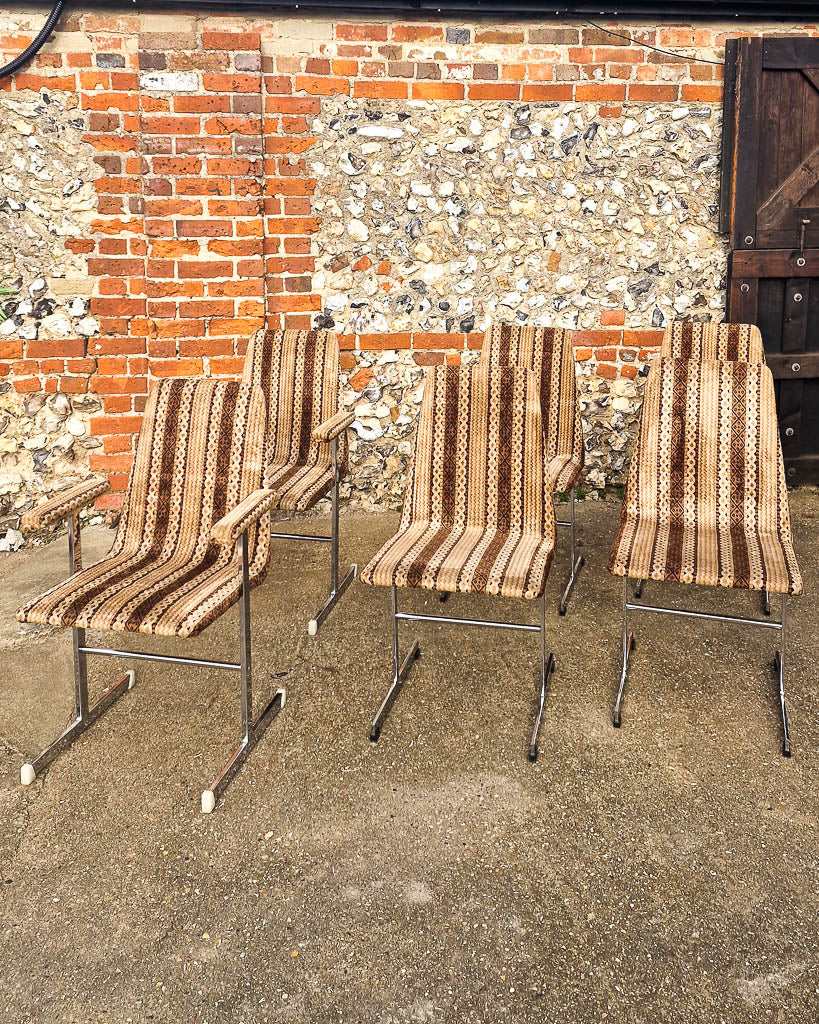Mid Century Pieff Lisse Dining Chairs (Set of 6)