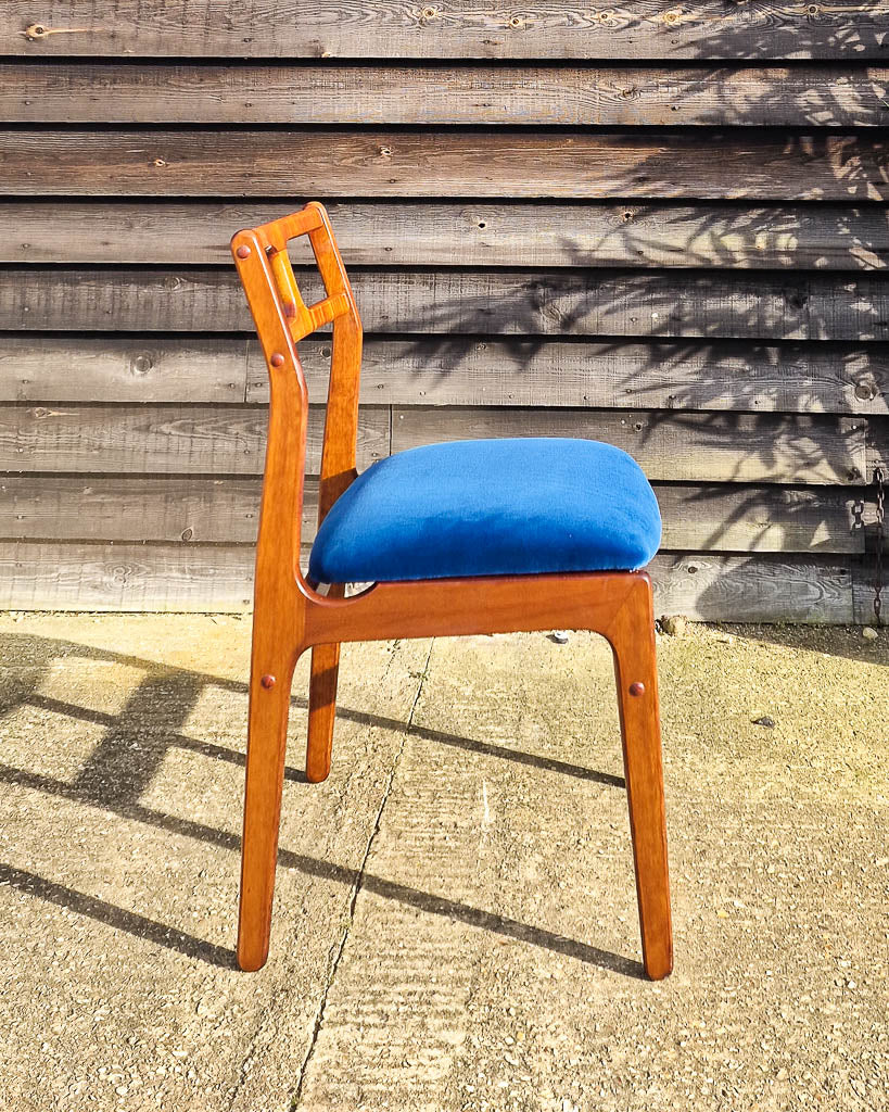 Mid Century Teak Dining Chairs (Set of 4)