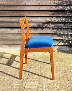 Mid Century Teak Dining Chairs (Set of 4)