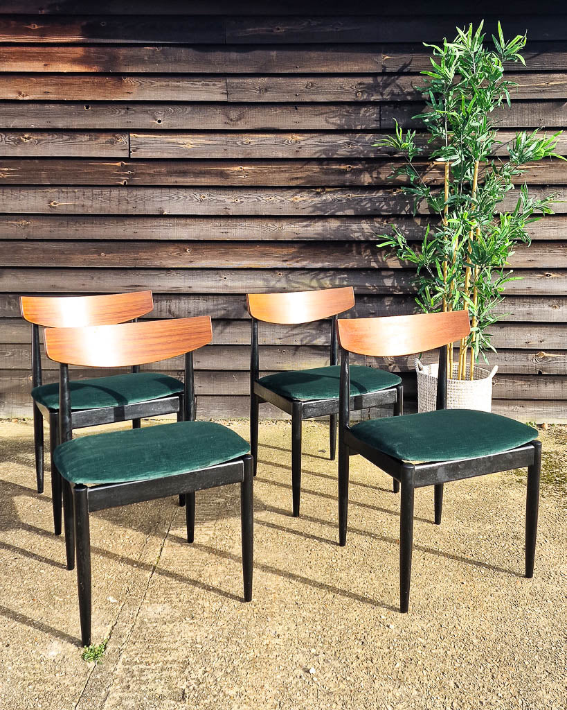 Mid Century G-Plan Kofod Larsen Dining Chairs (Set of 4)