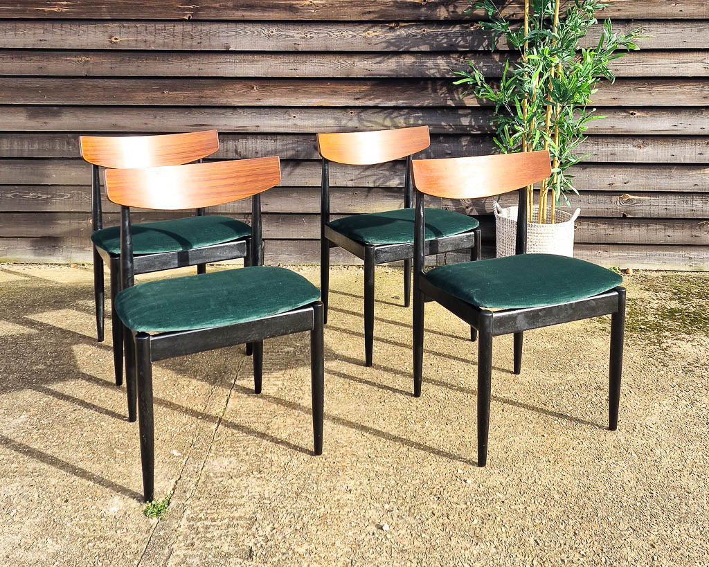 Mid Century G-Plan Kofod Larsen Dining Chairs (Set of 4)