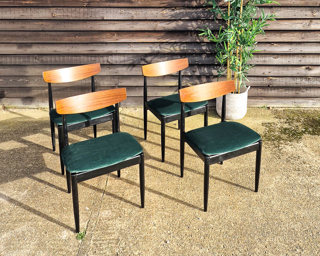 Mid Century G-Plan Kofod Larsen Dining Chairs (Set of 4)