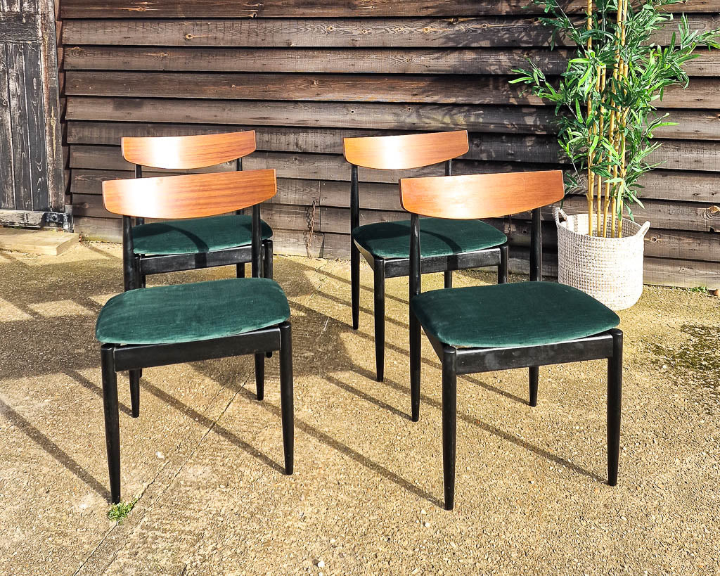 Mid Century G-Plan Kofod Larsen Dining Chairs (Set of 4)