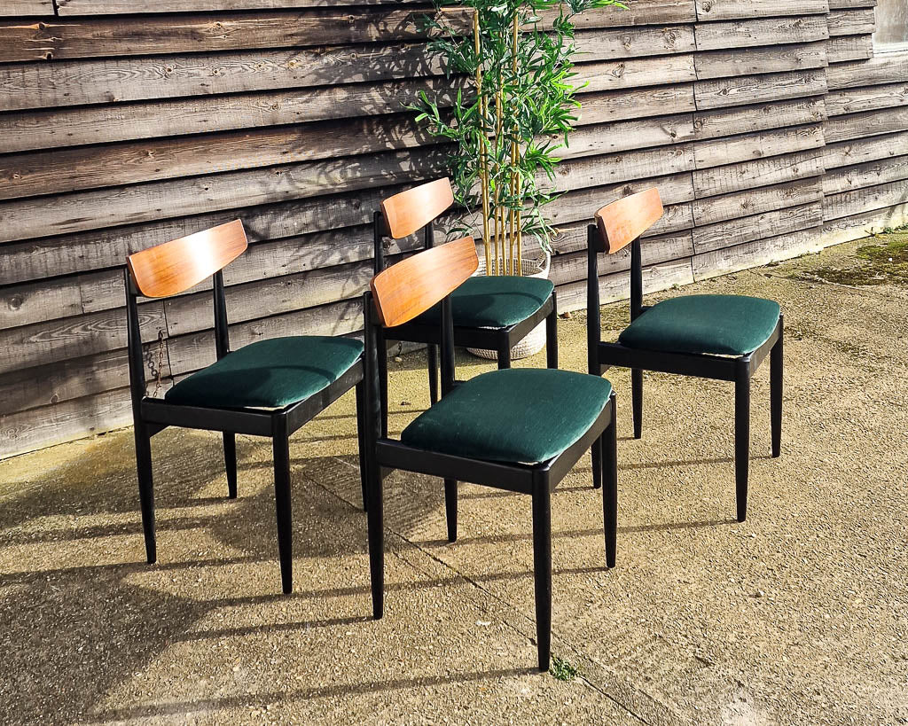 Mid Century G-Plan Kofod Larsen Dining Chairs (Set of 4)