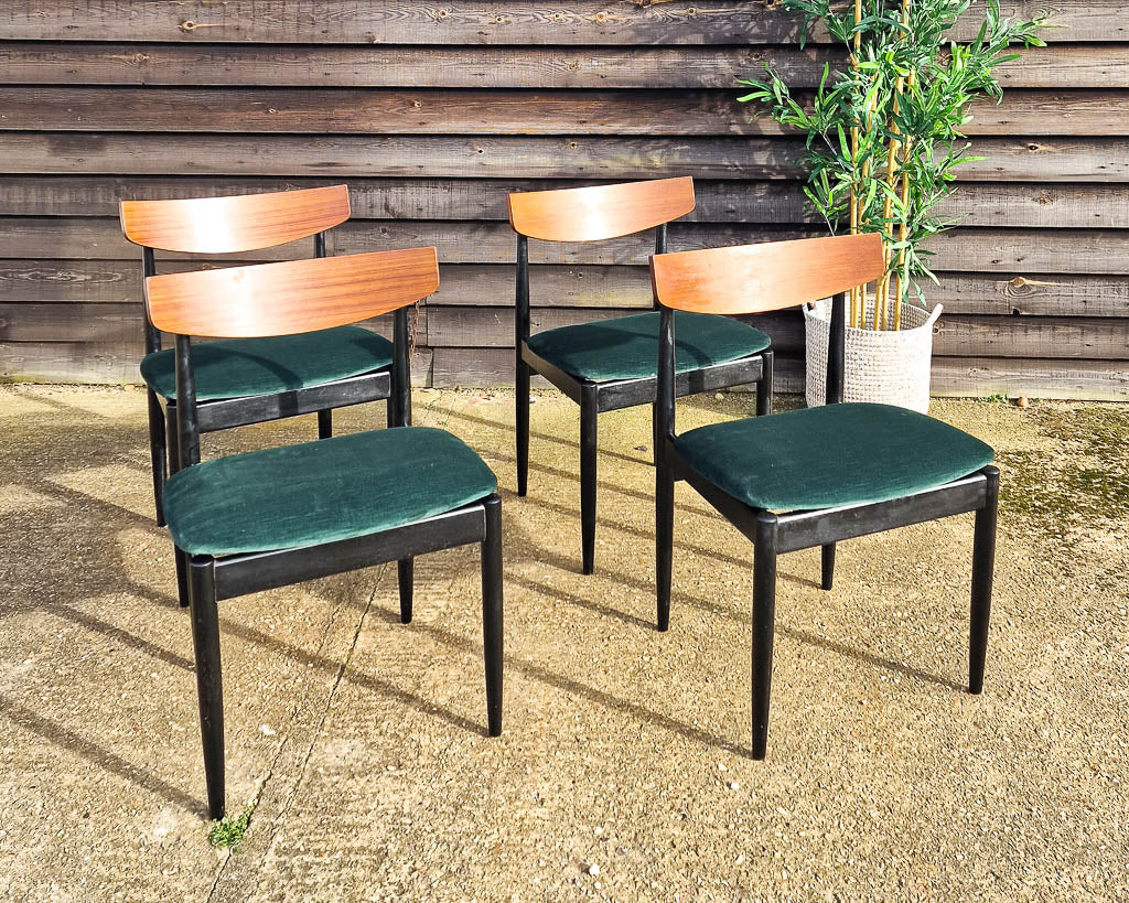 Mid Century G-Plan Kofod Larsen Dining Chairs (Set of 4)