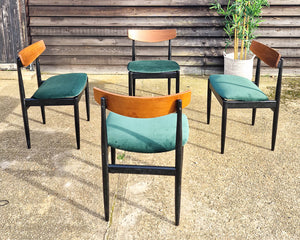 Mid Century G-Plan Kofod Larsen Dining Chairs (Set of 4)