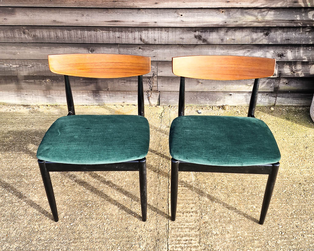 Mid Century G-Plan Kofod Larsen Dining Chairs (Set of 4)