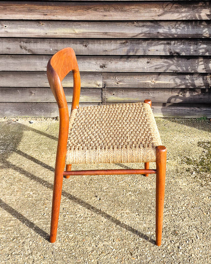 Mid Century Neils Moller Model 75 Dining Chairs (Set of 6)